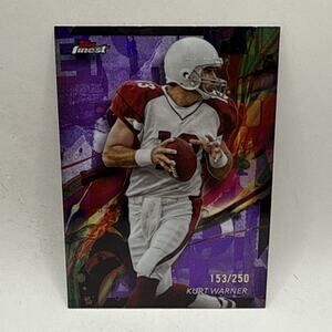 2024 Topps Finest - Common Kurt Warner #2 Purple Refractor /250 NFL Arizona